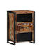 Storage Drawers Made of Metal & Wood L50xW35xH70cm
