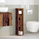 vidaXL Badezimmer Waschtisch-Einheit Ohne Waschbecken M20.5xT20xH90cm Braun