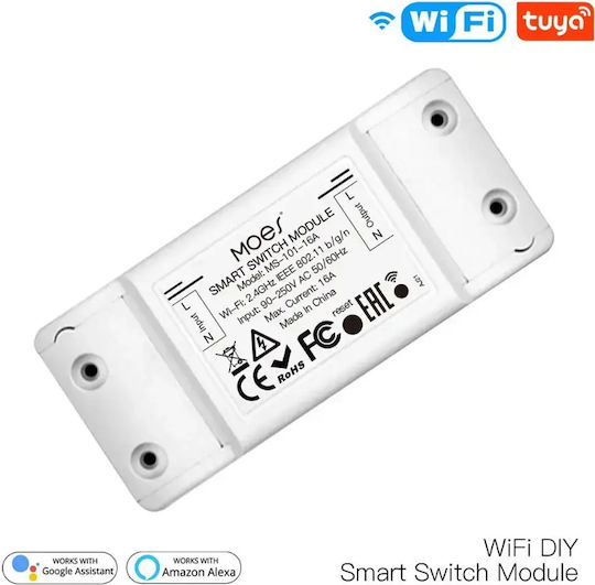 MOES Smart Switch Wi-Fi 16A (With Neutral)