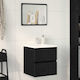 vidaXL Vanity Unit Without Sink M41xD38.5xH45cm Black Oak