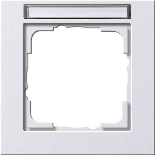 Πλαίσιο Διακόπτη Gira 109129 Frame 1f Bsf Purewhite E2
