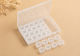 Tool Compartment Organiser 28 Slots Transparent 17.1x10x2.8cm