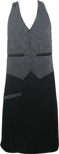 Axon Waiter Full Body Apron Glamour Black