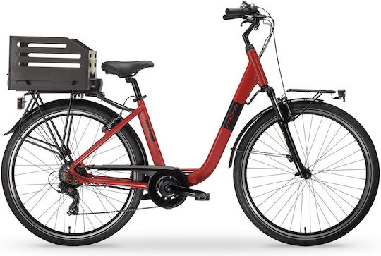 MBM 28" Kirschenrot Stadtfahrrad mit 7 Gängen