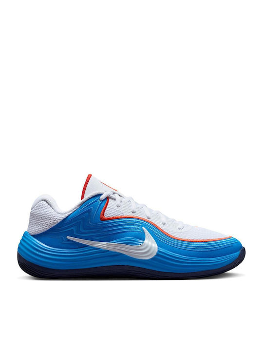 Nike Precision 8 Low Basketball Shoes White / L...