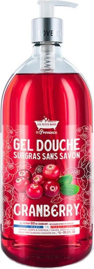 Les Petites Bains Cranberry Αφρόλουτρο σε Gel 1000ml