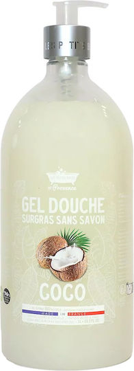 Les Petites Bains De Provence Schaumbad mit Duft Kokosnuss 1000ml