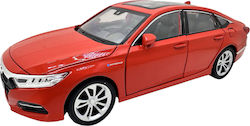 Червен Honda Accord Sport Hybrid 1:24 Метален Реплика Модел Светлини Звуци Отварящи Се Врати Капак Багажник Червен Honda Accord Sport Hybrid 1:24 Метален Реплика Модел Светлини Звуци Отварящи Се Врати Капак Багажник