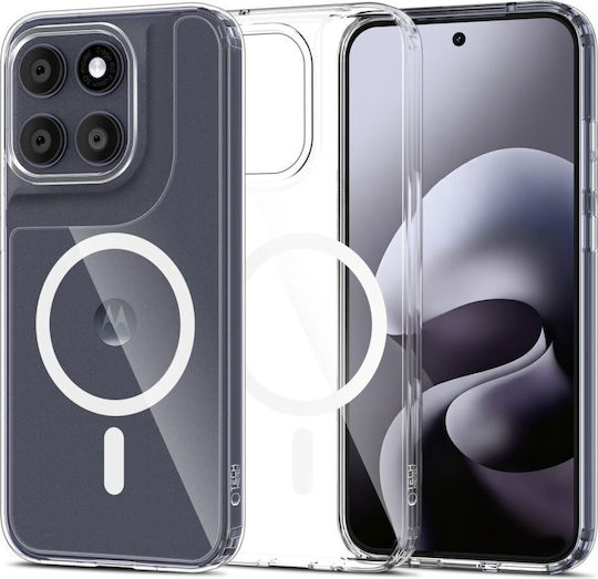 Tech-Protect Flexair Hybrid Rückseite Hülle Silikon / Kunststoff Transparent (Motorola Moto G67 / G77 / G87)