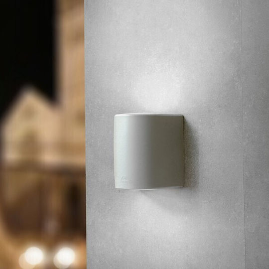 Eurolamp Wall-Mounted Outdoor Spot GX53 IP55 Double Beam 19.2x16.4x19.2cm