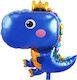 Birthday Balloons Dinosaurs Foil Jumbo Blue 79cm