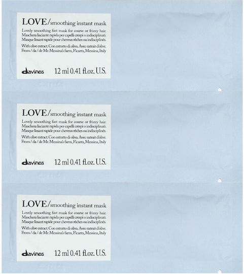 Davines Love Hair Mask for Anti-Frizz 12ml