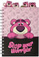 Gim Toy Story Lotso Jam Spiral Notepad A5 Ruled 4 Topics (Miscellaneous Designs)