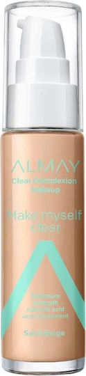 Almay Clear Complexion Liquid Foundation Sand Beige 30ml