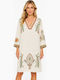 Summer Mini Dress Beige SC-C7150-26DR-Beige