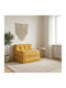Bean Bag Chair Waterproof Yellow 70x70x54cm