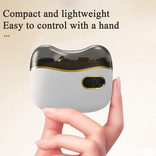 Electric Nail Clipper Nail Grinder 3 in 1 Rechargeable Led Light Zh-63284 White