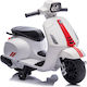 Kids Vespa Licensed Electric 6 Volt White