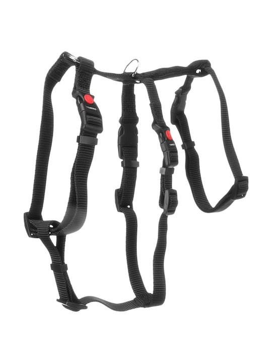 Flamingo Dog Safety Harness Zera Xlarge Black