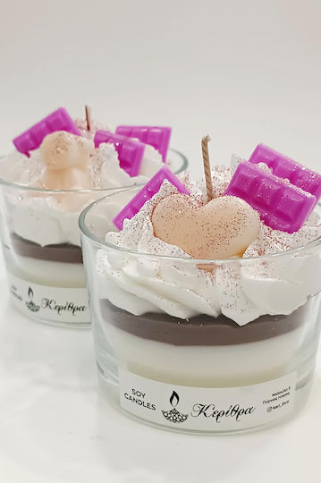 Delicious Φυτικό Κερί Σόγιας 220ml Γλυκιά Κανέλα Greek Handmade Delicious Φυτικό Κερί Σόγιας 220ml Γλυκιά Κανέλα Greek Handmade