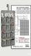 Hanging Storage Case for Underwear Socks Clothes in Beige Colour 40x90cm