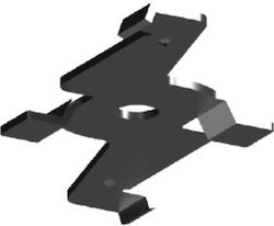 Inlight Drehbares Halterung Für Oberflächenmontage Magnetleiste 220v Schwarze Farbe Tcm2001