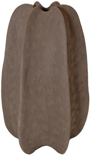 Andrea House Dekorative Keramikvase Cascais Braune 24x24xH38cm