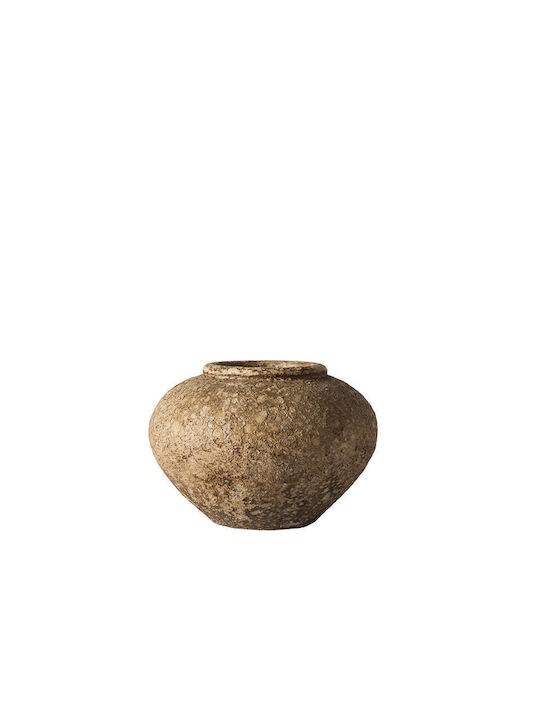Muubs Decorative Ceramic Vase Luna Beige H18cm