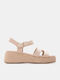 Summer Women's Platform Shoes In Espadrille Style Beige
