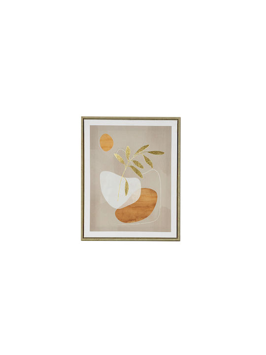 Πίνακας Τυπωμένος Ξύλινη Κορνίζα Boho Σχ.1 40x2,5x50εκ