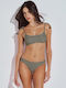 Set Bikini Verde Închis