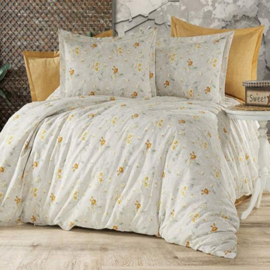 MayHome MayHome Coverlet Set Single Beige 160x240cm