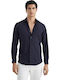 Long Sleeve Shirt in Regular Fit Blue