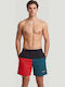 Men's Swimwear Shorts Red Striped