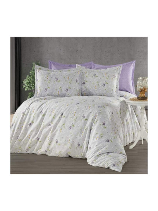 MayHome Σετ Πάπλωμα King Size 260x240εκ. Floral