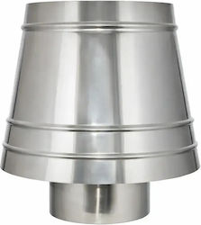 Chimney Pipe Crown Bell Inox Diameter 160 Chimney Pipe Crown Bell Inox Diameter 160