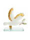 La Belle Maison Decorative Glass Bird D2052 16x4.5x13cm