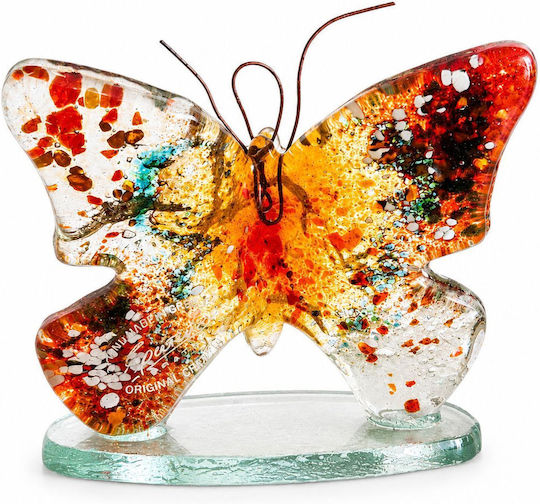 La Belle Maison Decorative Butterfly Made of Glass D2044 11x7x11cm