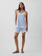 Women's Linen Shorts Sail Blue