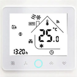 Moes Bac-002-elw-wh Smart Wifi Χωνευτός Θερμοστάτης Fan Coil 4 Σωλήνων Λευκό Moes Bac-002-elw-wh Smart Wifi Χωνευτός Θερμοστάτης Fan Coil 4 Σωλήνων Λευκό