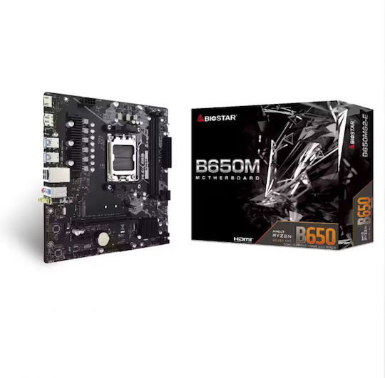 Biostar B650MS2-E Motherboard Micro ATX με AMD AM5 Socket B650MS2-E