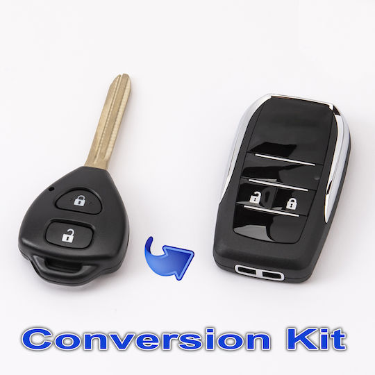 Κέλυφος Αναδιπλούμενου Κλειδιού Toyota Camry Urban Cruiser Hilux Rav4 2 Κουμπιά