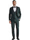 Men's Groom's Suit with Vest Green