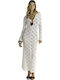 Blu4u Women's Maxi Beach Caftan Blue