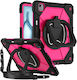 Avizar Husă Antisoc Ipad Air 13 2024 2025 M4 2026 cu Mâner Stand Roz