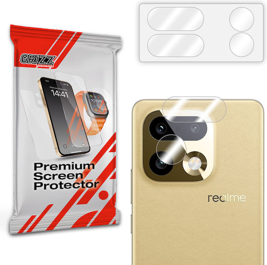 Set 2 Grizzglass Hybridglass Camera Lens Protectors Compatible Realme 16 Pro Plus Transparent