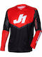 Μπλούζα Motocross Just1 J-force Hexa Red Black White