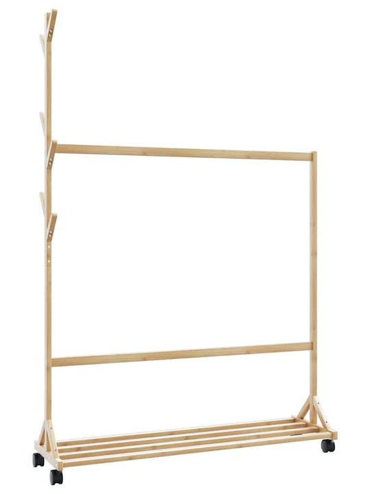 vidaXL Κρεμάστρα Δαπέδου από Bamboo