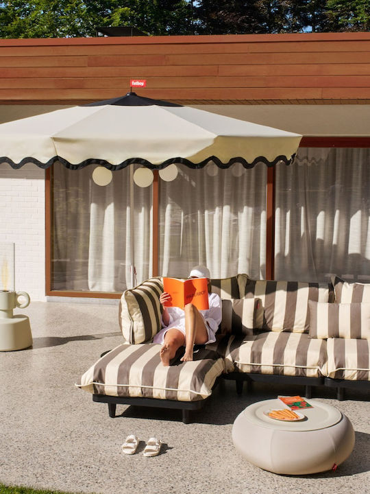 Square Aluminum Parasol Pensol Black 3.5x3.5m