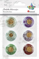 Decorative Balls Titanum Mix 6 Pieces